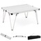 Compact Folding Camping Table with Storage Bag and Waterproof Desktop - 37" x 27" x 19" (L x W x H)